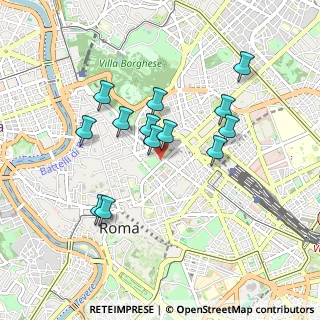 Mappa Via dei Giardini, 00187 Roma RM, Italia (0.83692)