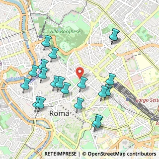 Mappa Via dei Giardini, 00187 Roma RM, Italia (1.137)