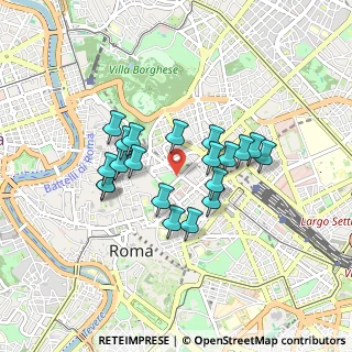 Mappa Via dei Giardini, 00187 Roma RM, Italia (0.741)