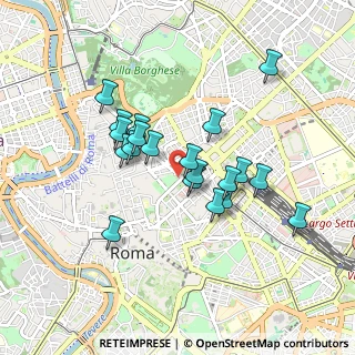 Mappa Via dei Giardini, 00187 Roma RM, Italia (0.7985)