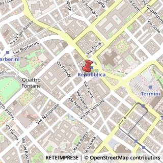 Mappa Piazza della Repubblica, 56, 00185 Roma, Roma (Lazio)