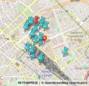 Mappa Via del Castro Pretorio, 00185 Roma RM, Italia (0.4015)
