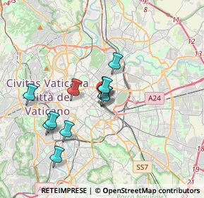 Mappa Via del Castro Pretorio, 00185 Roma RM, Italia (3.11909)