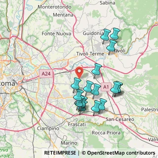 Mappa Via Montemitro, 00132 Roma RM, Italia (7.60824)