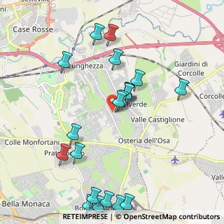 Mappa Via Montemitro, 00132 Roma RM, Italia (2.451)
