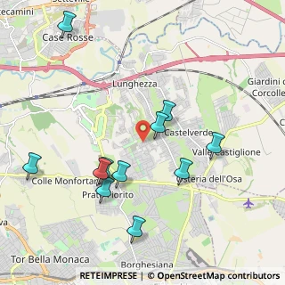 Mappa Via Roccacasale, 00132 Roma RM, Italia (2.23455)