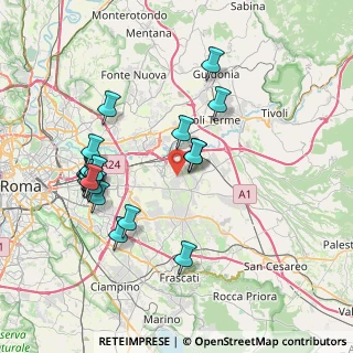 Mappa Via Roccacasale, 00132 Roma RM, Italia (8.269)