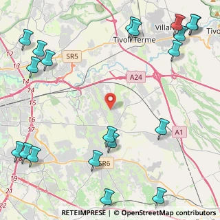 Mappa Via Scoppito, 00132 Roma RM, Italia (7.0755)