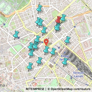 Mappa Via delle Terme di Diocleziano, 00185 Roma RM, Italia (0.4915)