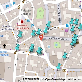 Mappa Via della Stelletta, 00186 Roma RM, Italia (0.0835)