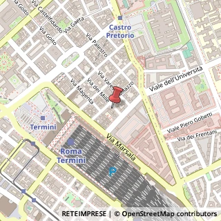 Mappa Via dei Mille, 35, 00185 Roma, Roma (Lazio)