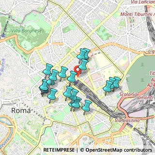 Mappa Via Marsala 29 h, 00185 Roma RM, Italia (0.8515)