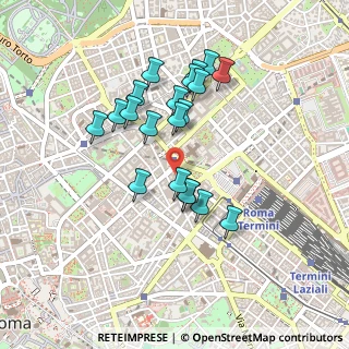 Mappa Piazza Esedra, 00185 Roma RM, Italia (0.417)