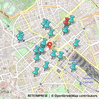 Mappa Piazza Esedra, 00185 Roma RM, Italia (0.4775)