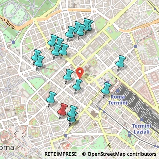 Mappa Piazza Esedra, 00185 Roma RM, Italia (0.5455)