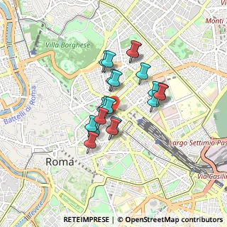 Mappa Piazza Esedra, 00185 Roma RM, Italia (0.669)