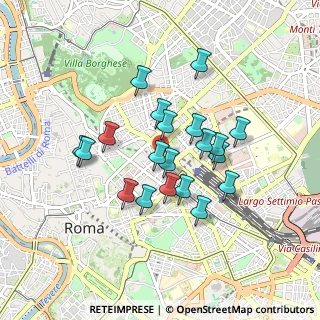 Mappa Piazza Esedra, 00185 Roma RM, Italia (0.7705)