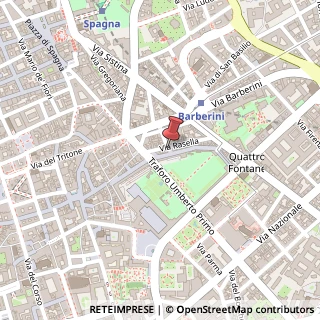 Mappa Via del Boccaccio, 1, 00187 Roma, Roma (Lazio)