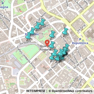 Mappa Via 20 Settembre, 00187 Roma RM, Italia (0.2075)