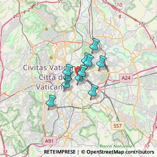 Mappa Via 20 Settembre, 00187 Roma RM, Italia (2.08545)