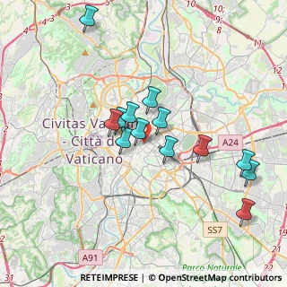 Mappa Via 20 Settembre, 00187 Roma RM, Italia (3.51846)