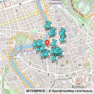 Mappa Via del Cancello, 00186 Roma RM, Italia (0.316)