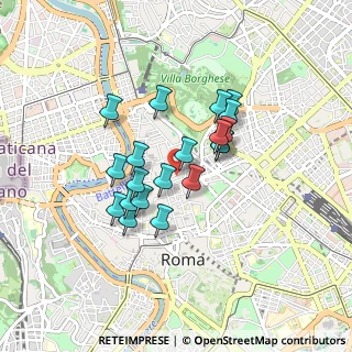 Mappa Via del Pozzetto, 00187 Roma RM, Italia (0.7095)