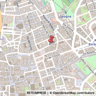 Mappa Via della Mercede, 33, 00187 Roma, Roma (Lazio)