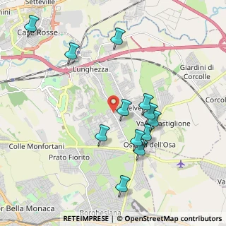 Mappa Via Montelapiano, 00132 Roma RM, Italia (2.09833)