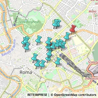 Mappa P.za della Repubblica, 00185 Roma RM, Italia (0.7485)