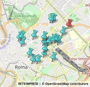 Mappa Repubblica, 00185 Roma RM, Italia (0.7485)