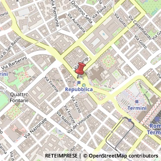 Mappa Via Vittorio Emanuele Orlando, 22, 00185 Roma, Roma (Lazio)