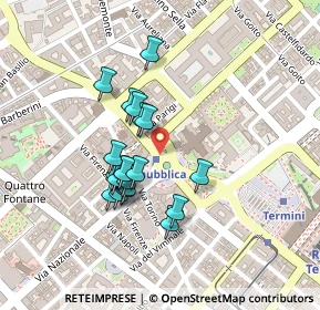 Mappa Repubblica, 00185 Roma RM, Italia (0.1905)