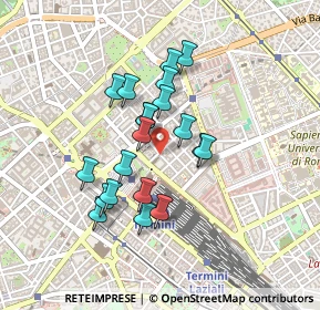 Mappa Via Magenta, 00185 Roma RM, Italia (0.3765)