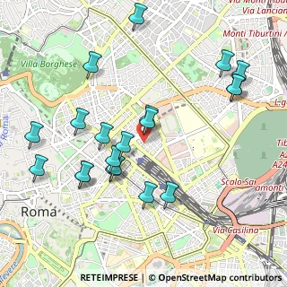 Mappa Via Magenta, 00185 Roma RM, Italia (1.136)