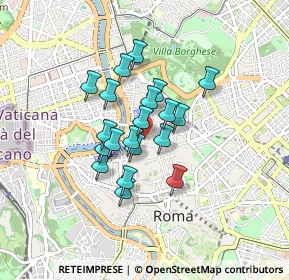 Mappa Via in Lucina, 00186 Roma RM, Italia (0.6405)