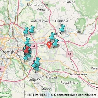 Mappa Via Vincenzo Gorga, 00132 Roma RM, Italia (8.0795)