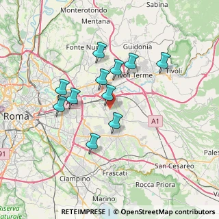Mappa Via Vincenzo Gorga, 00132 Roma RM, Italia (6.41091)