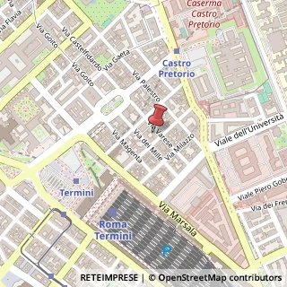 Mappa Via Varese, 5, 00185 Roma, Roma (Lazio)
