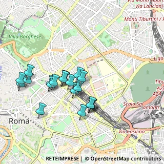 Mappa Via dei Mille, 00185 Roma RM, Italia (0.911)