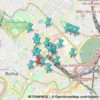 Mappa Via dei Mille, 00185 Roma RM, Italia (0.801)