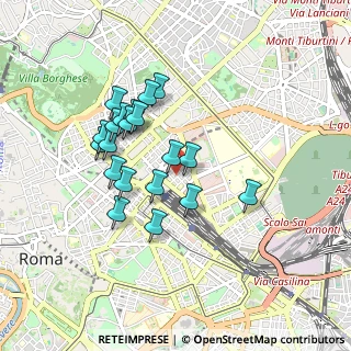 Mappa Via dei Mille, 00185 Roma RM, Italia (0.809)