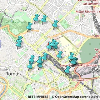 Mappa Via dei Mille, 00185 Roma RM, Italia (1.0095)