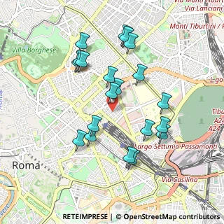 Mappa Via dei Mille, 00185 Roma RM, Italia (0.9595)