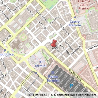 Mappa Via Vicenza, 18, 00185 Roma, Roma (Lazio)