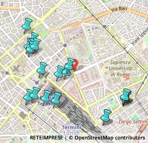 Mappa Viale Castro Pretorio, 00137 Roma RM, Italia (0.6535)