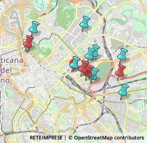 Mappa Viale Castro Pretorio, 00137 Roma RM, Italia (1.7575)