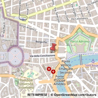 Mappa Via della Conciliazione, 10, 00193 Roma, Roma (Lazio)