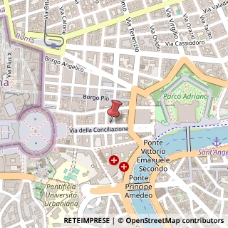 Mappa Via della Conciliazione, 22, 00193 Roma, Roma (Lazio)