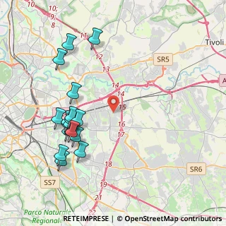 Mappa Via Pio Semeghini, 00155 Roma RM, Italia (4.69824)